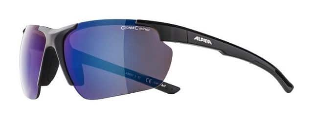 Okulary na rower ALPINA DEFEY HR czarne, soczewki niebieskie