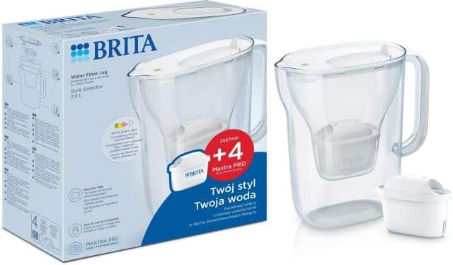 Dzbanek filtrujący Brita Style Essential biały + 4 MAXTRA PRO Pure Performance — zdjęcie 1 z 4