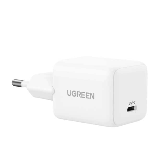 Ładowarka sieciowa Ugreen X513 30W GaN 1x USB-C - biała — zdjęcie 1 z 4