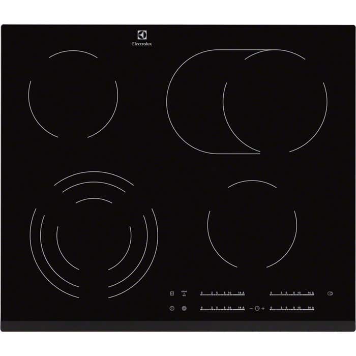 Płyta ceramiczna Electrolux EHF6547FXK (4 pola grzejne; kolor czarny) — zdjęcie 1 z 2