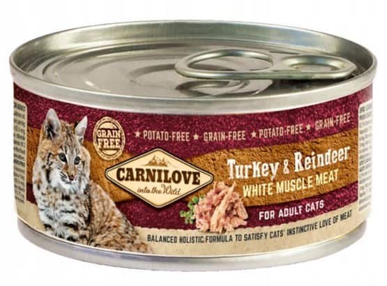 CARNILOVE WMM TURKEY &REINDEE FOR ADULT CATS 100 g — zdjęcie 1 z 2