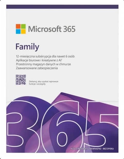 Microsoft 365 Family - Polski, Windows i Mac — zdjęcie 1 z 3