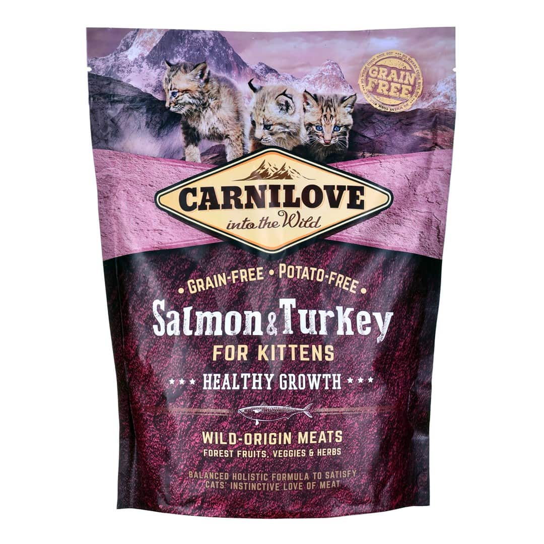 CARNILOVE CAT SALMON&TURKEY FOR KITTENS 0,4kg — zdjęcie 1 z 3