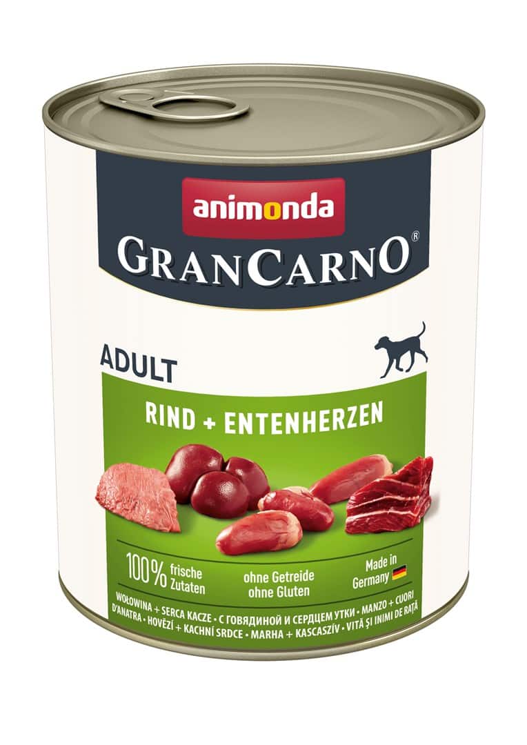 ANIMONDA Grancarno Adult wołowina i kacze serca 800g — zdjęcie 1 z 2