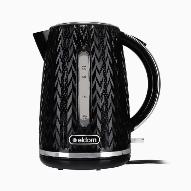 Czajnik elektryczny ELDOM NELO, 1,7 l, 2000 W, czarny — zdjęcie 1 z 8