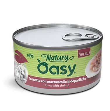Oasy Natury Soft Jelly Tuna with shrimp 150 gr