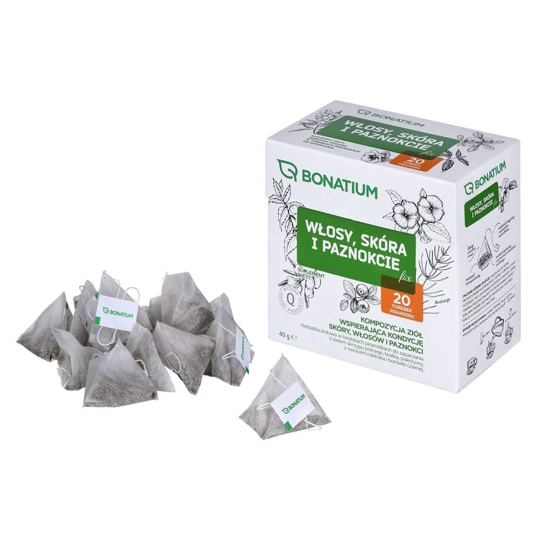 Bonatium Herbatka ziołowa Włosy, skóra i paznokcie Fix 20szt. — zdjęcie 1 z 8