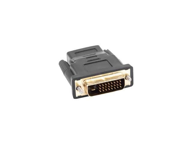 Adapter Lanberg AD-0010-BK (HDMI F - DVI-D (24+1) M; kolor czarny) — zdjęcie 1 z 3
