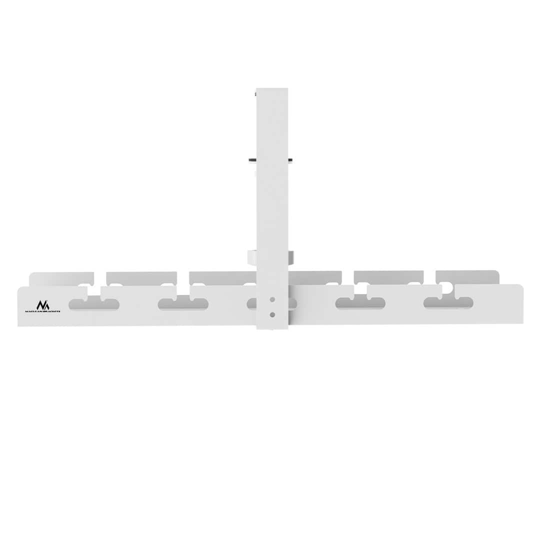 MACLEAN ORGANIZER PODBIURKOWY NA KABLE, MAX. OBCIĄŻENIE 5KG, BIAŁY MC-105 W — zdjęcie 1 z 8