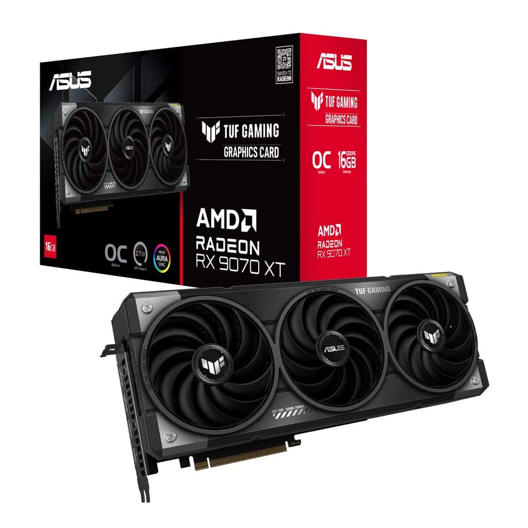 Karta graf. ASUS TUF RX9070XT O16G GAMING — zdjęcie 1 z 8
