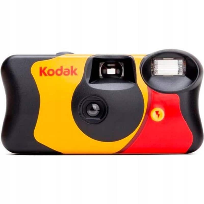 Kodak FUN SAVER Aparat fotograficzny jednorazowy z filmem kolorowym i FLASH z lampą błyskową, 400/27+12 klatek zdjęć — zdjęcie 1 z 2