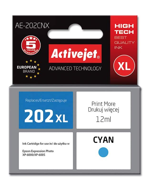 Activejet AE-202CNX Tusz 12 ml Niebieski