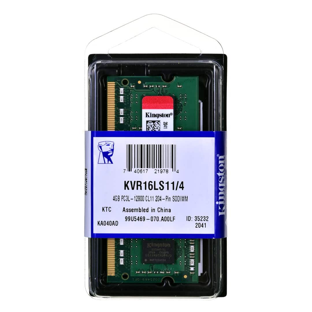 KINGSTON SODIMM DDR3 KVR16LS11/4 4GB DDR3L