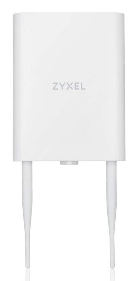 Access Point Wi-Fi 7 Zyxel Outdoor IP55 NWA55BE 2.4GHz(2x2)/5GHz(2x2) PoE+ 1x2.5G (zasilacz w kpl.) — zdjęcie 1 z 6