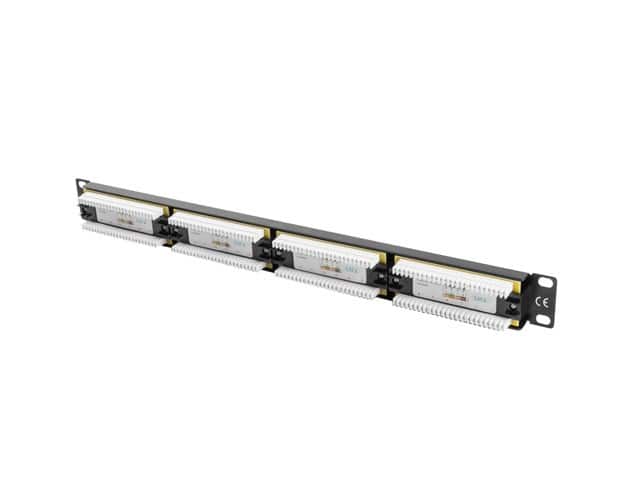 Patch panel Lanberg  PPU6-1024-B (1U) — zdjęcie 1 z 5