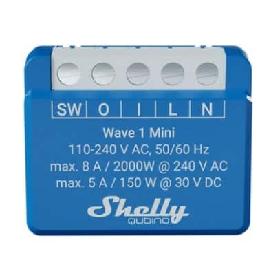 Inteligentny sterownik Z-Wave Shelly Qubino Wave 1 Mini — zdjęcie 1 z 7
