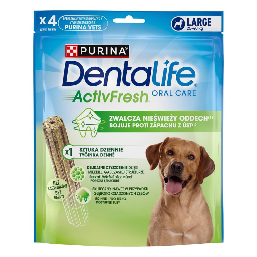 PURINA Dentalife Active Fresh Large - przekąska dentystyczna dla psa - 142 g