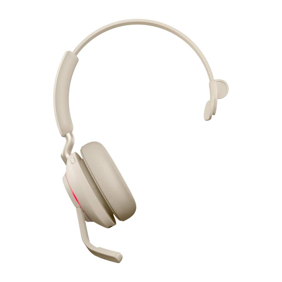 Słuchawki nauszne bezprzewodowe Jabra Evolve2 65 UC, beige — zdjęcie 1 z 4
