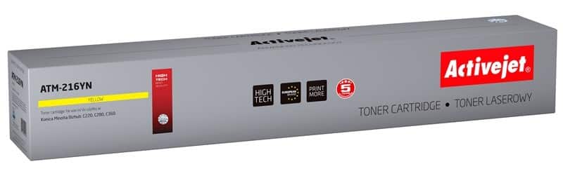 Activejet ATM-216YN Toner - Zamiennik Konica Minolta TN216Y