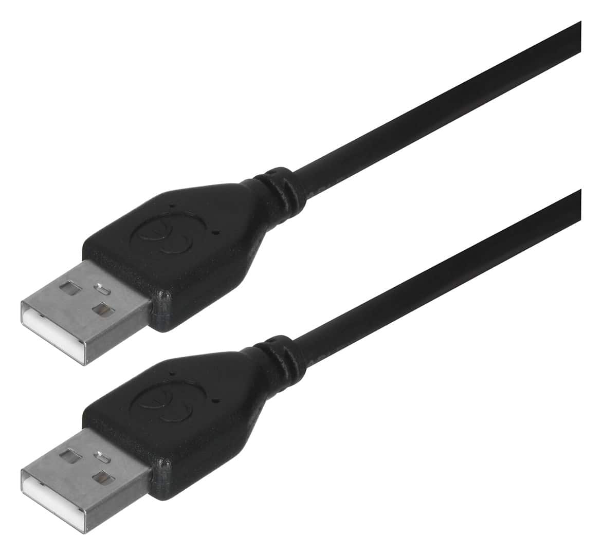 Kabel GEMBIRD CCP-USB2-AMAM-6 (USB 2.0 typu A M - USB 2.0 typu A M; 1,8m; kolor czarny) — zdjęcie 1 z 6