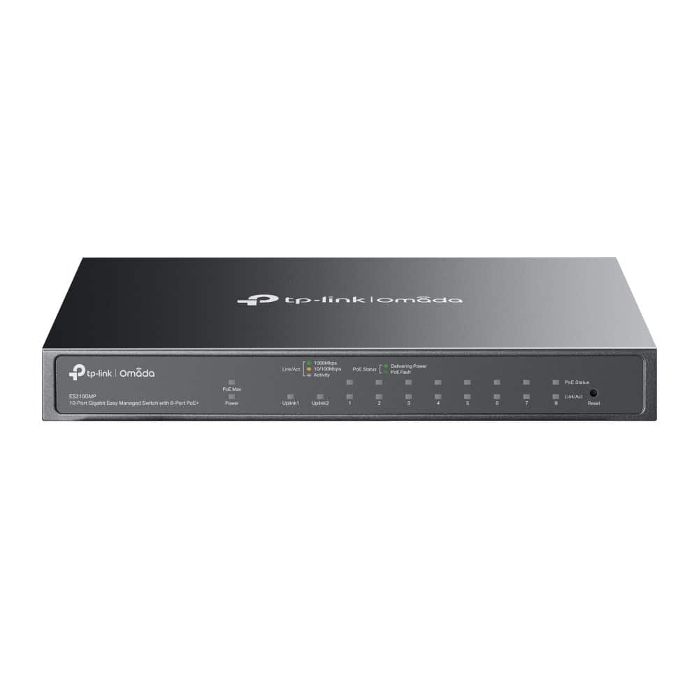 Switch TP-LINK ES210GMP Omada 10-Port Gigabit — zdjęcie 1 z 5