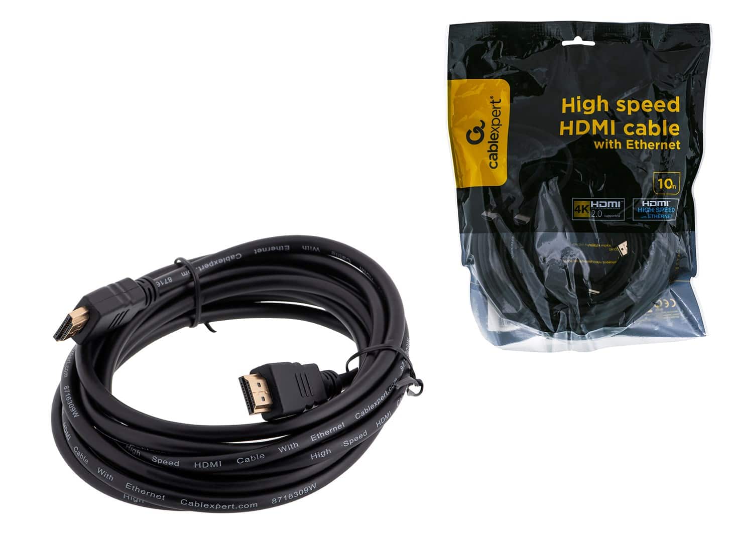 Kabel GEMBIRD CC-HDMI4-10M (HDMI M - HDMI M; 10m; kolor czarny) — zdjęcie 1 z 4