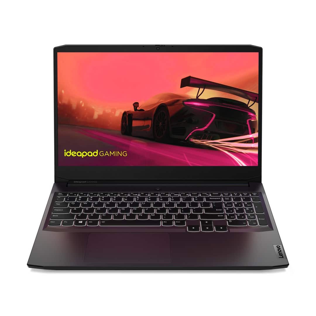 Lenovo IdeaPad Gaming 3 15ACH6 Ryzen 5 5500H 15.6" FHD IPS 250nits AG 60Hz 8GB DDR4 3200 SSD512 GeForce RTX 2050 4GB NoOS Shadow Black (WYPRZEDAŻ) — zdjęcie 1 z 8