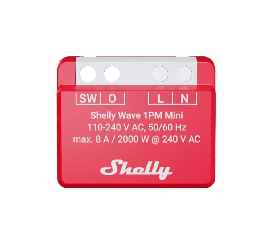 Inteligentny sterownik Z-Wave Shelly Wave 1PM Mini LR — zdjęcie 1 z 4