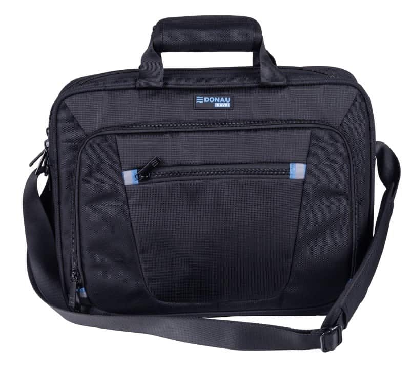 DONAU TRAVEL Torba na laptopa Zurich, 15,6", 12l, czarna — zdjęcie 1 z 8