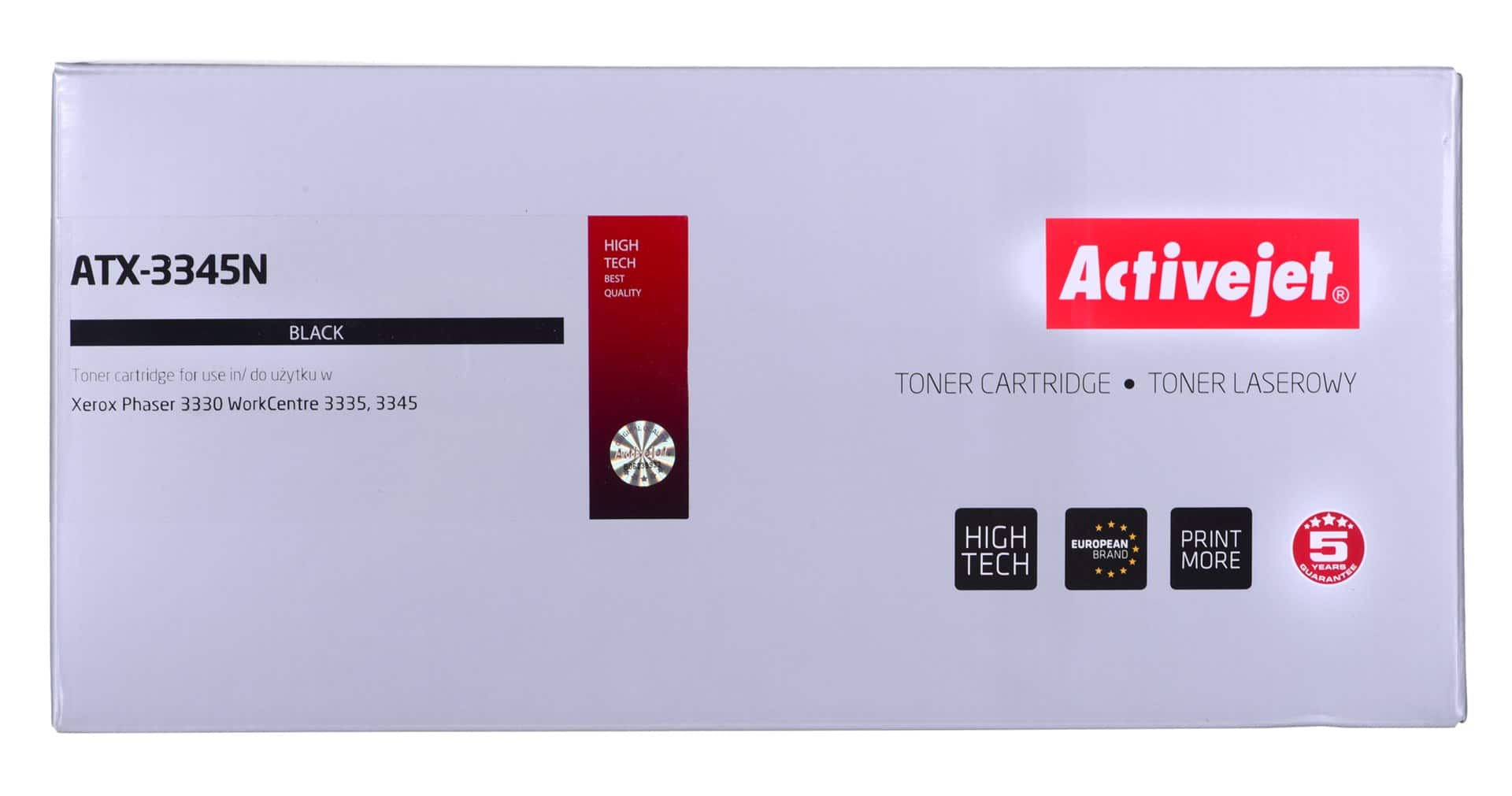 Activejet ATX-3345N Toner, czarny, 3000 stron — zdjęcie 1 z 4