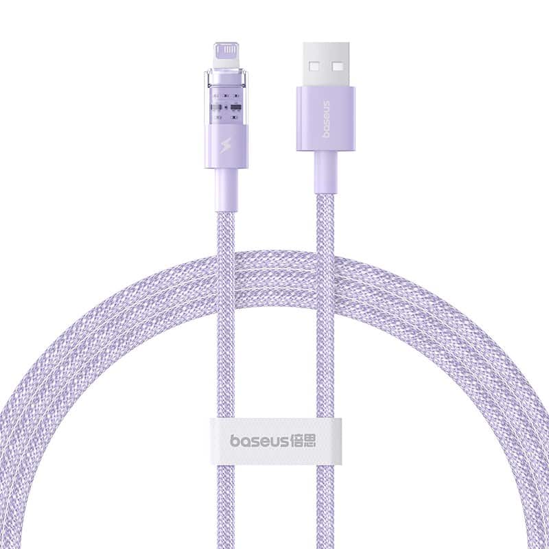 Kabel Baseus Gem 2.4A 1m (fioletowy) — zdjęcie 1 z 7