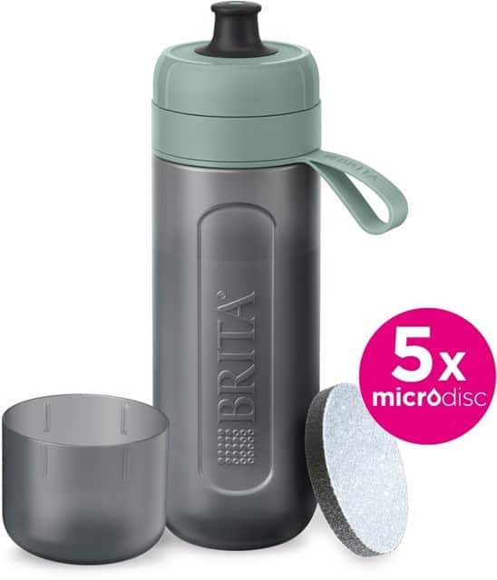Butelka filtrująca Brita Active + 5 filtrów MicroDisc (zielona) — zdjęcie 1 z 6