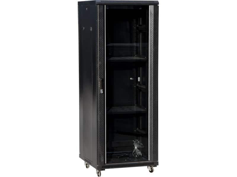 Szafa stojaca A-LAN SS-42U-600-800-01-C, 42U, czarna