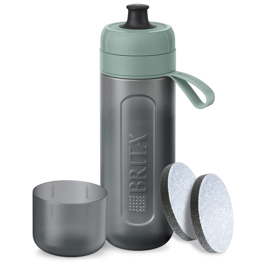 Butelka filtrująca Brita Active pastelowa zieleń 600 ml 2 filtry — zdjęcie 1 z 8
