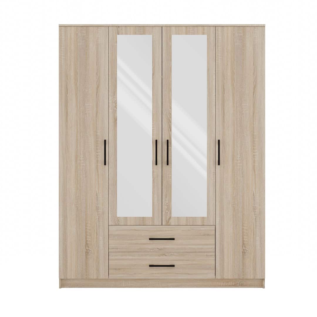 SZAFA ROMANA 160X205 SONOMA Z LUSTREM — zdjęcie 1 z 6