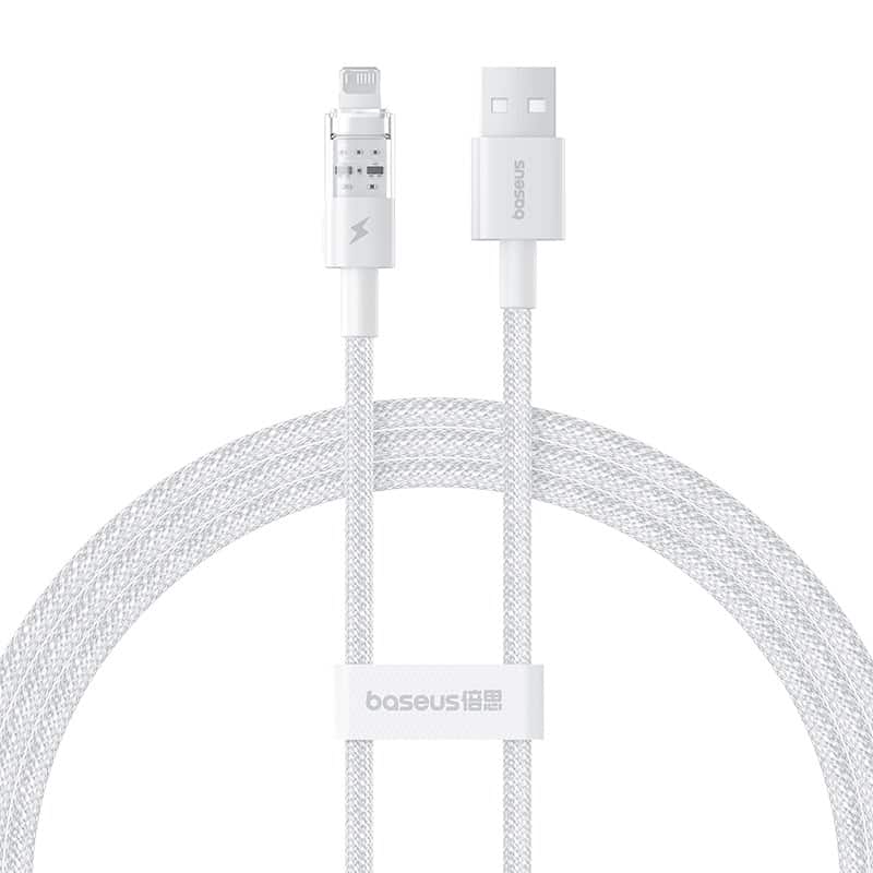 Kabel Baseus Gem 2.4A 1m (biały) — zdjęcie 1 z 7
