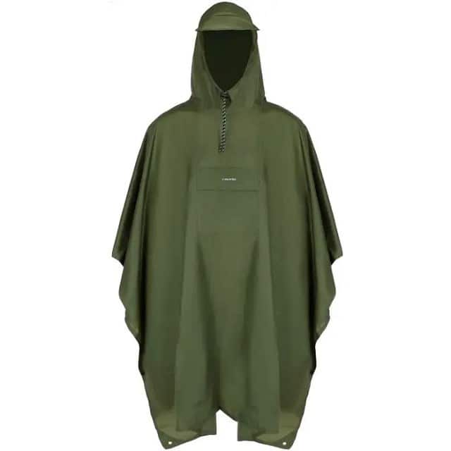 Poncho przeciwdeszczowe dla dorosłych VIKING Vesper zielone UNI — zdjęcie 1 z 2