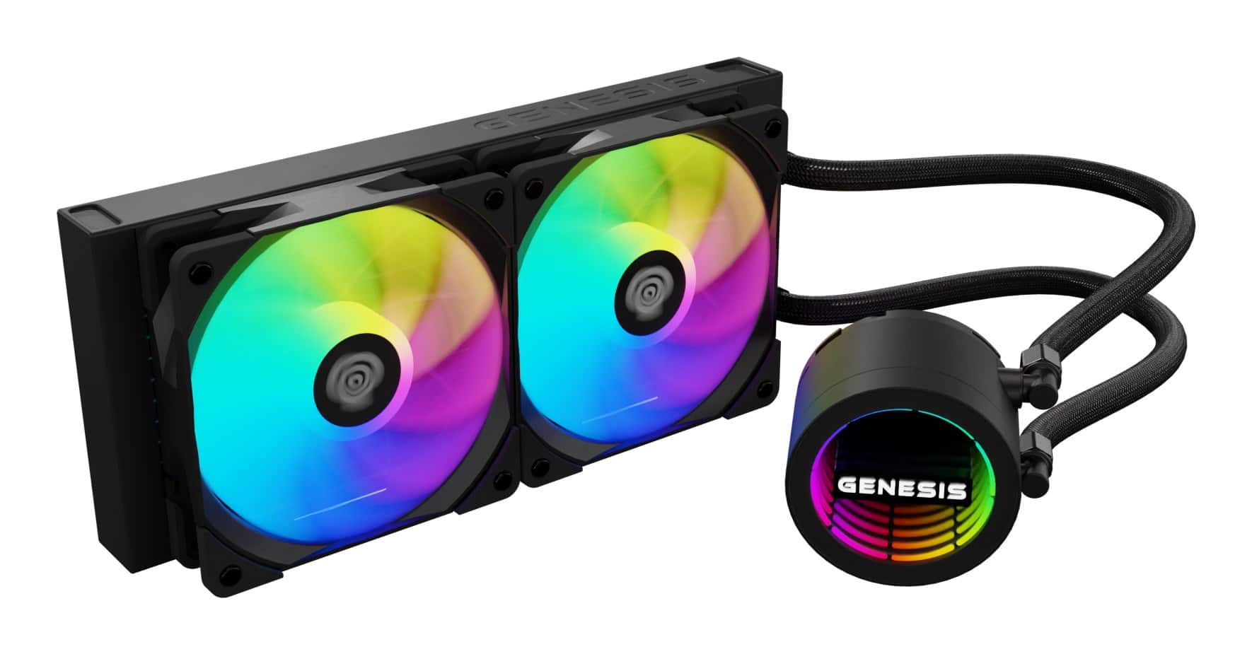 GENESIS CHŁODZENIE WODNE HYDRIA 240 ARGB CZARNE — zdjęcie 1 z 8