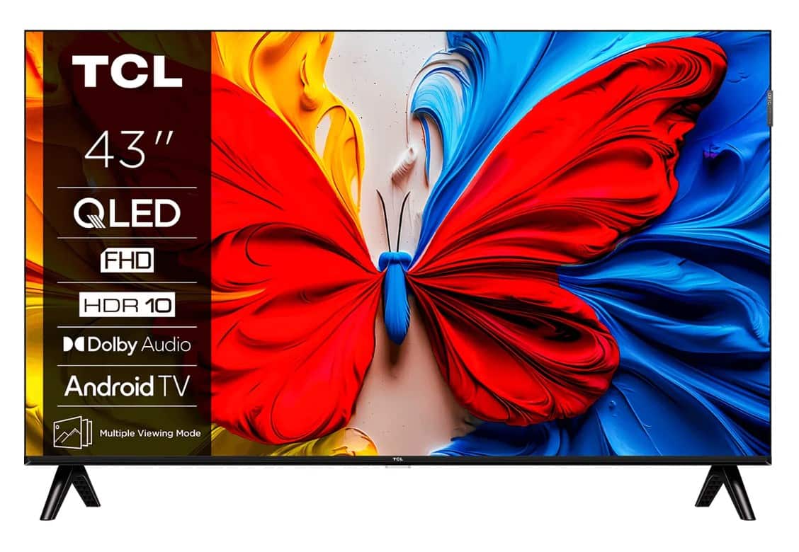 Telewizor TCL 43V5C QLED 43" Full HD Android TV — zdjęcie 1 z 8