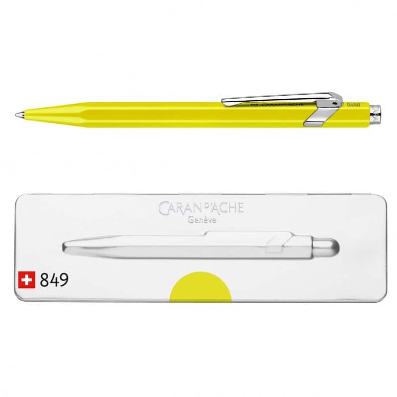 Caran d’Ache Długopis 849 Pop Line Fluo, kolor Żółty — zdjęcie 1 z 6