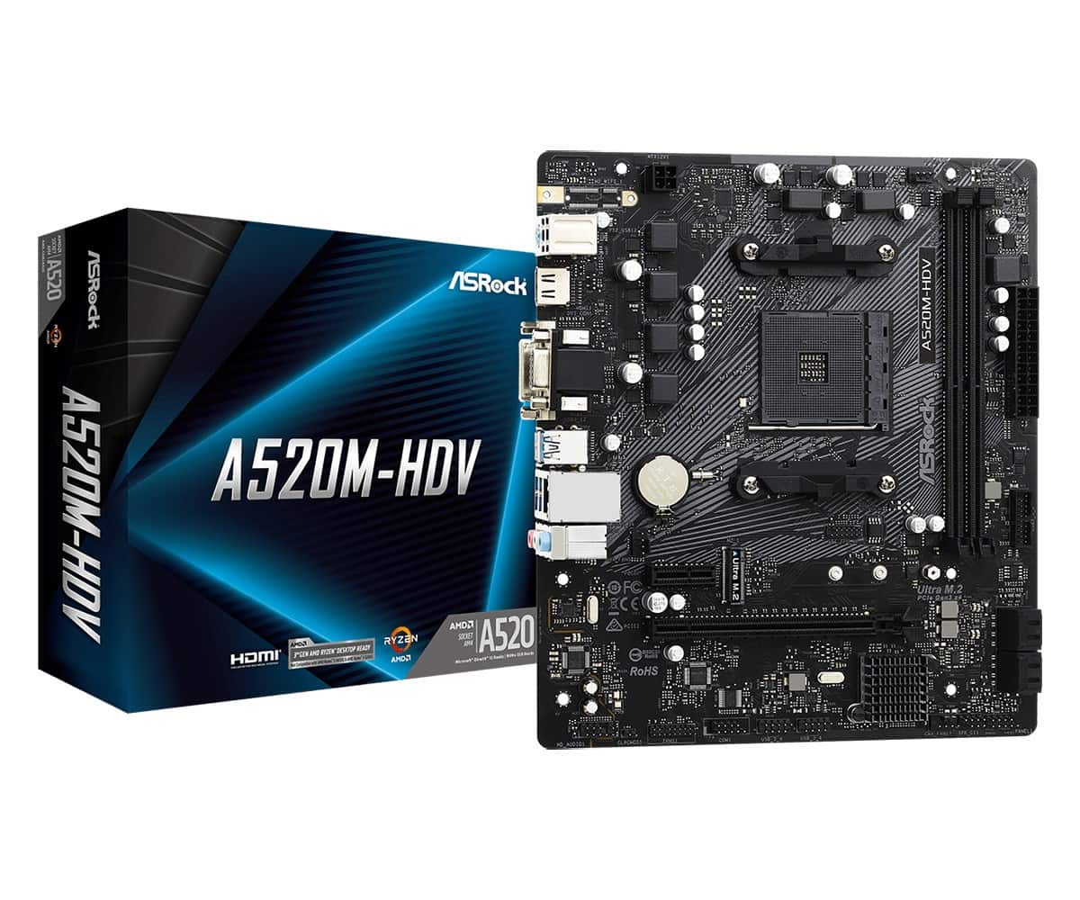 Płyta główna Asrock A520M-HDV — zdjęcie 1 z 5