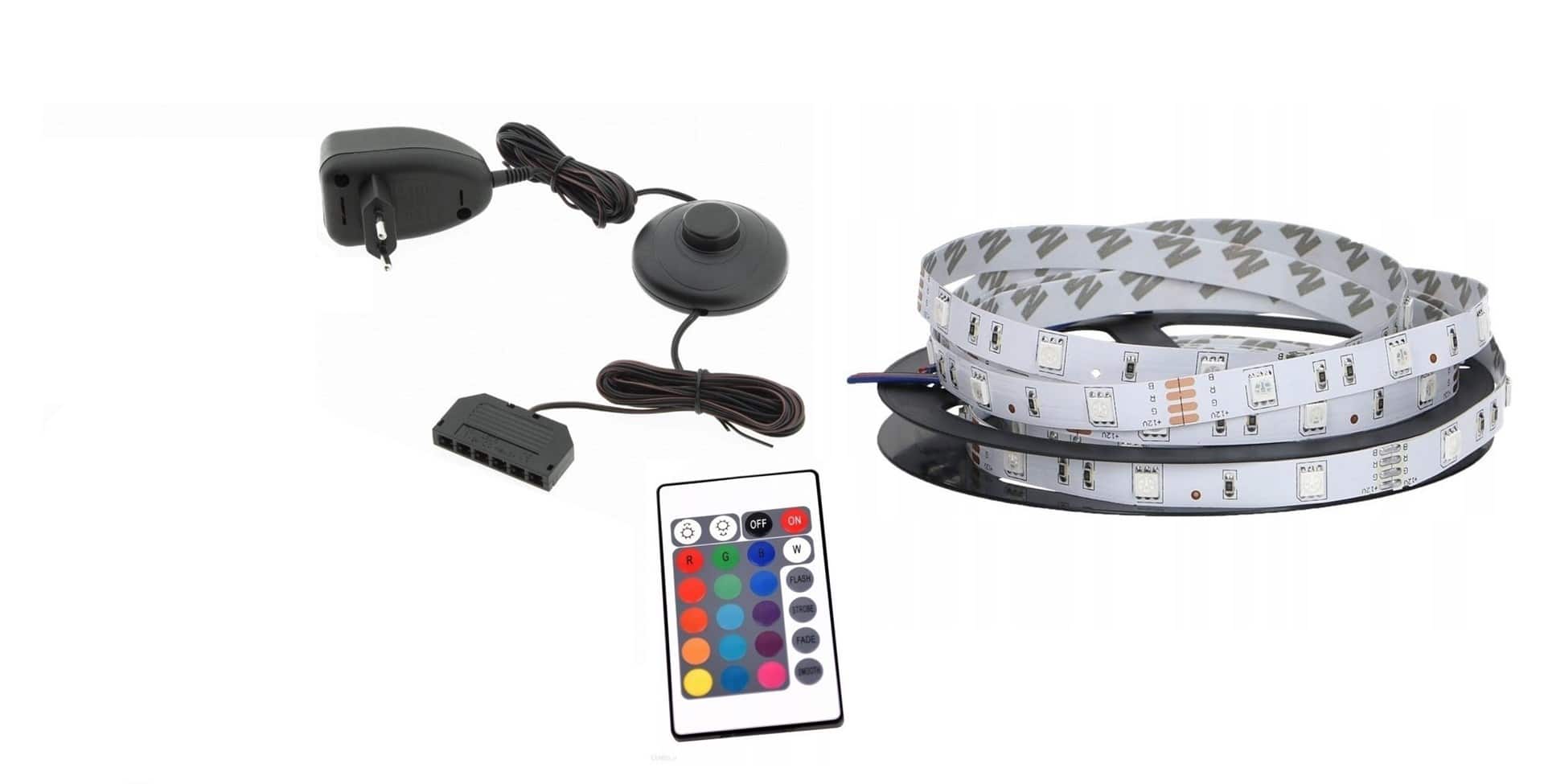 Oświetlenie szafka nocna QIU 2szt. RGB — zdjęcie 1 z 5