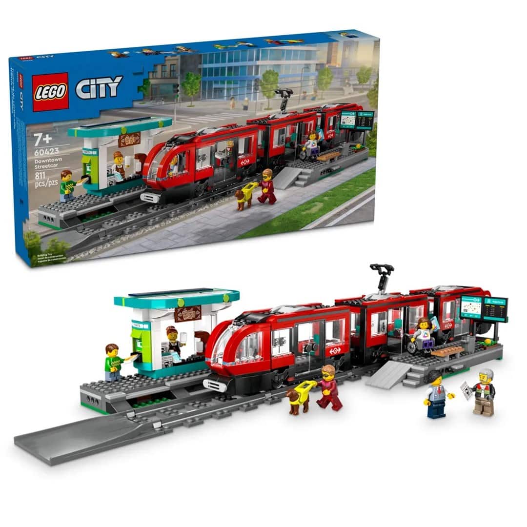 LEGO City 60423 - Tramwaj miejski ze stacją — zdjęcie 1 z 8