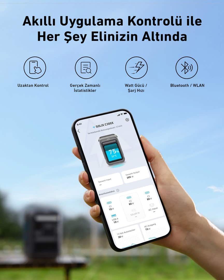 Przenośna stacja zasilania Anker Solix C300X 288Wh 300W — zdjęcie 1 z 8