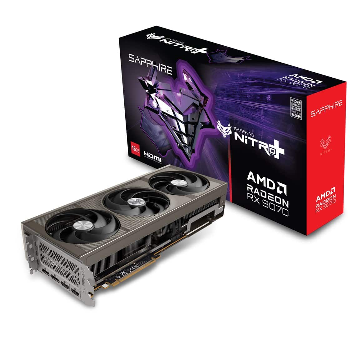 Karta graf. SAPPHIRE NITRO+ RX 9070 GAMING OC 16GB — zdjęcie 1 z 7