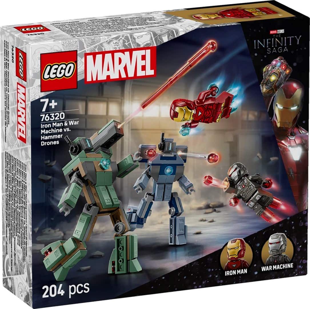 LEGO Marvel Super Heroes 76320 Iron Man i War Machine kontra drony Hammera — zdjęcie 1 z 4