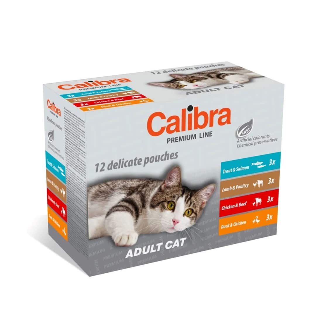 CALIBRA CAT premium adult multipack 12x100g