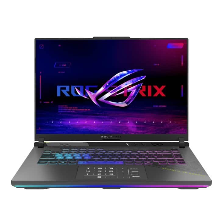 ASUS ROG Strix G614PR-R9161 Ryzen 9 8940HX 16.0"FHD+ 165Hz IPS-level 300nits AG 16GB DDR5-5200 SSD1TB GeForce RTX 5070 Ti 12GB WLAN+BT LAN Cam1080p 90WHrs NoOS Eclipse Gray — zdjęcie 1 z 8