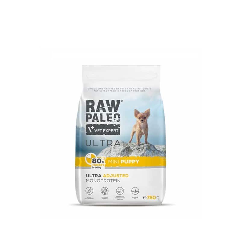 VetExpert Raw Paleo Ultra Indyk Mini Puppy 750g — zdjęcie 1 z 5