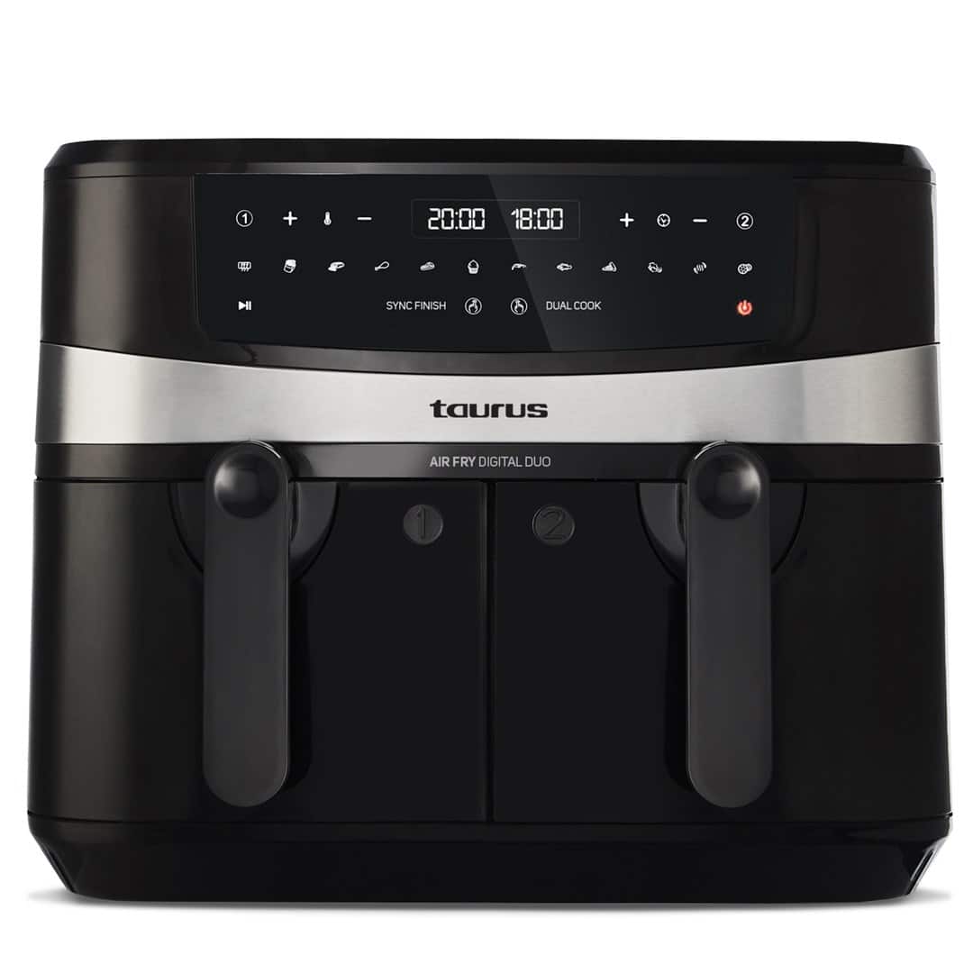 Frytkownica Taurus Air Fry Digital Duo 9L, 2200W, 12 Programów — zdjęcie 1 z 8